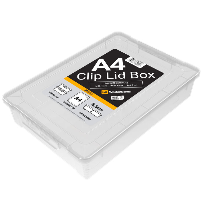 A4 Clip Lid Box