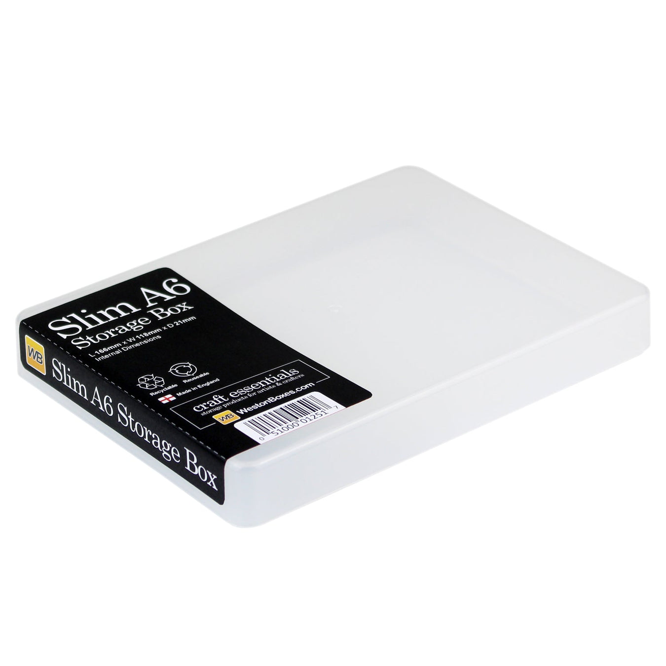 plastic a6 paper and c6 envelope storage box with drop on lid