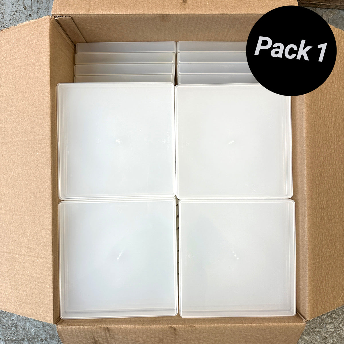 Paper Pad Box 2nds | 8x8 Inch Paper Pad Storage Box (60-pack) — WestonBoxes Trade