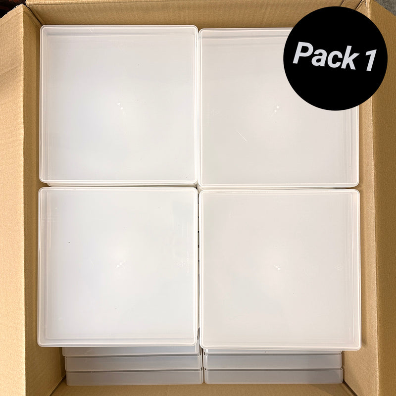 2dos | Caja de Almacenamiento para blocs de Papel de 8x8 Pulgadas (Paquete de 60)