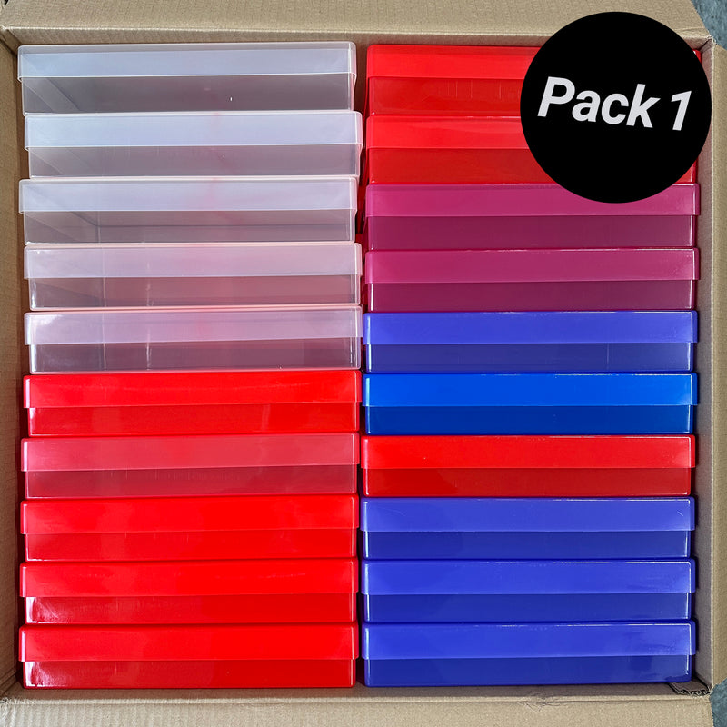 2dos | Caja de Almacenamiento de Plástico A4 (Paquete de 40)