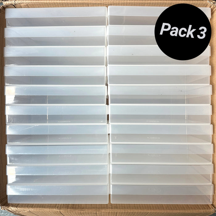 2dos | Caja de Almacenamiento de Plástico A4 (Paquete de 40)