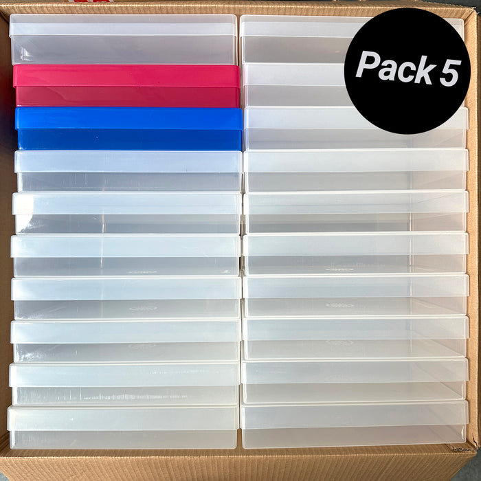 2dos | Caja de Almacenamiento de Plástico A4 (Paquete de 40)