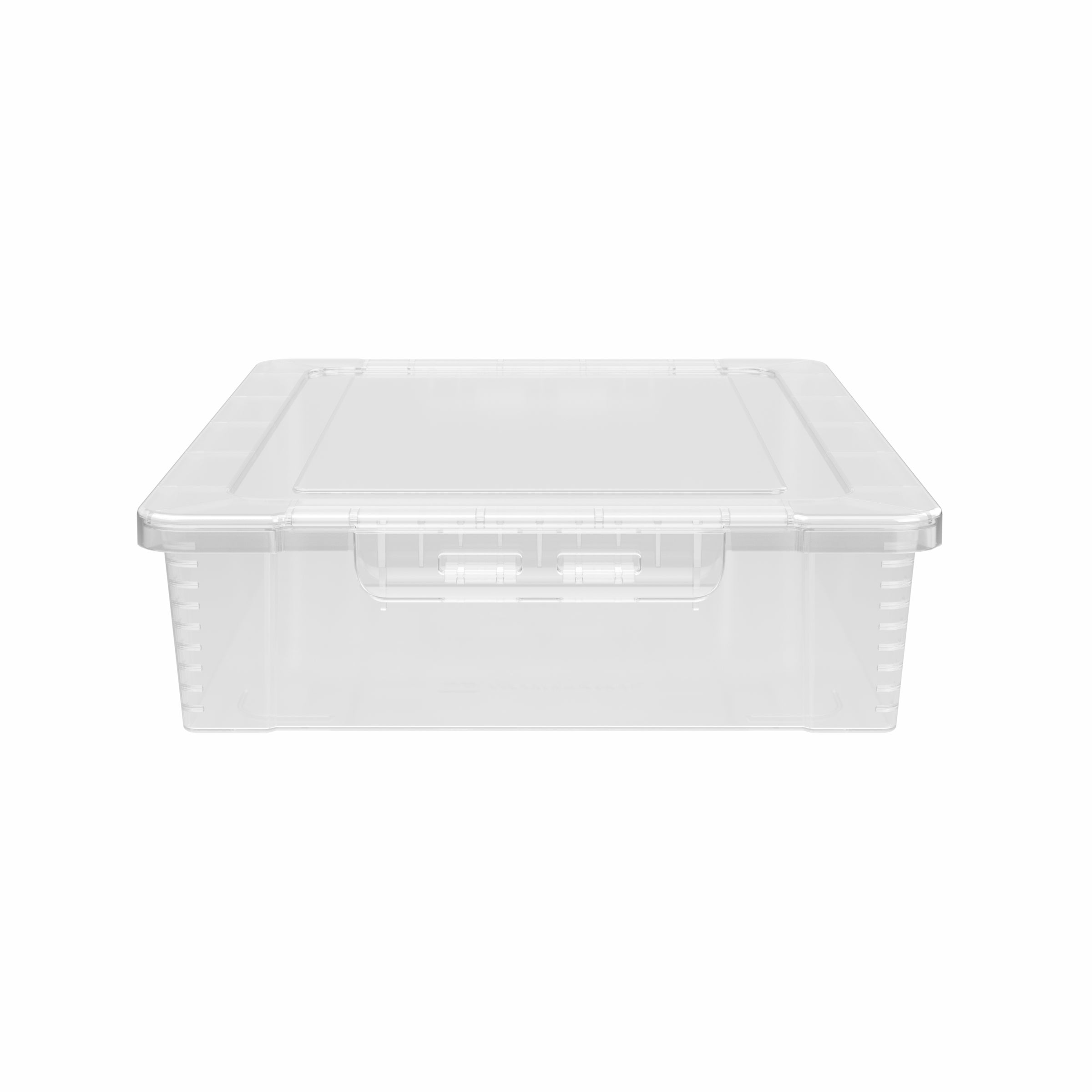 Clear A4 Clip Lid Polypropylene Storage Box | WestonBoxes Trade