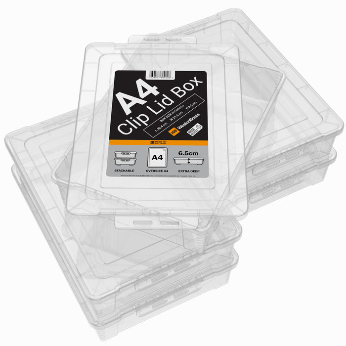 A4 Clip Lid Box