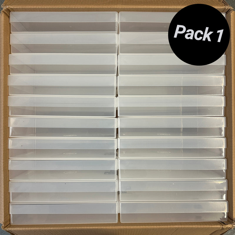 2dos | Caja de Almacenamiento de Plástico A4 (Paquete de 40)