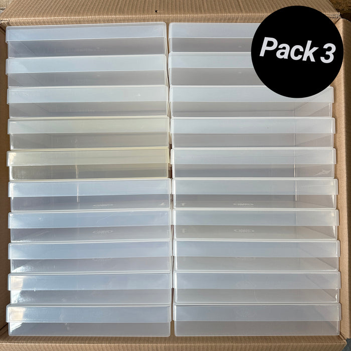 2èmes | Boîte de rangement en plastique A4 (paquet de 40)