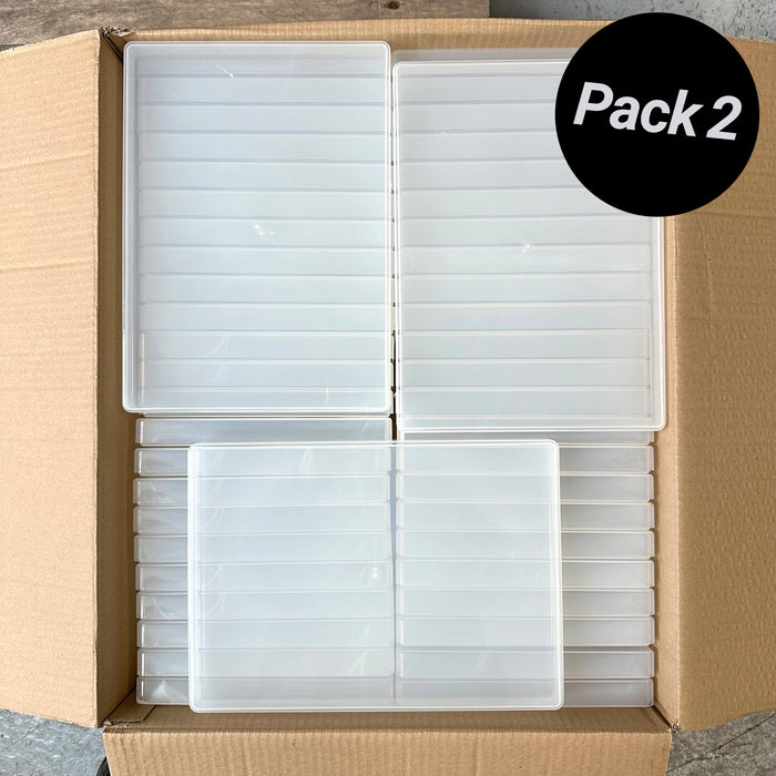 2dos | Caja de Almacenamiento Delgada A4 (Paquete de 49)