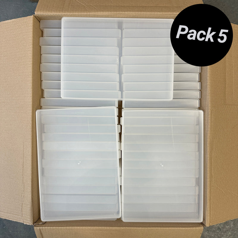 2° | Scatola Portaoggetti Sottile A4 (Confezione da 49)