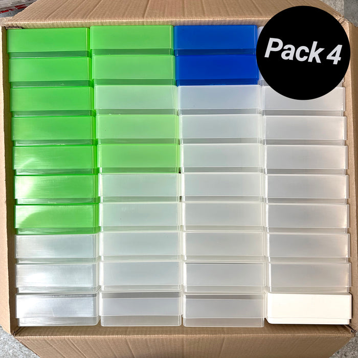 2dos | Caja de Almacenamiento de Plástico A5 (Paquete de 80)