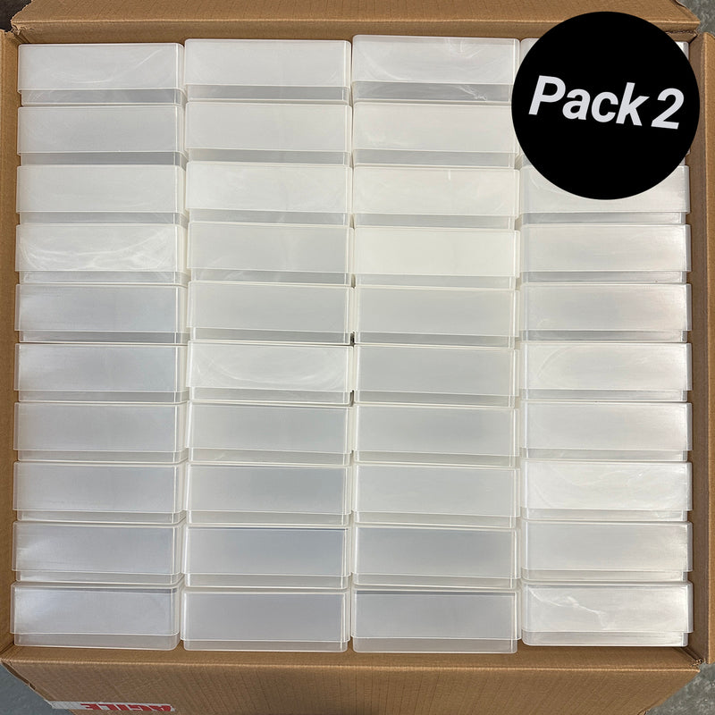 2dos | Caja de Almacenamiento de Plástico A5 (Paquete de 80)