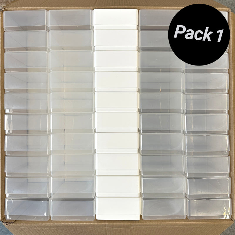 2dos | Caja de Almacenamiento de Plástico A6 (Paquete de 100)