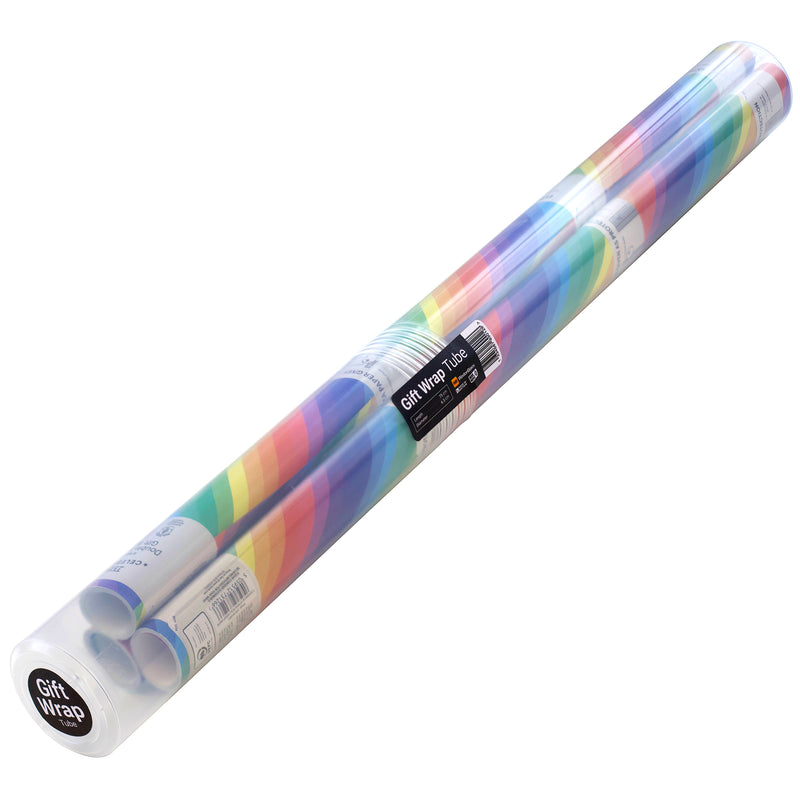 WestonBoxes Gift Wrap Storage Tube Clear Plastic
