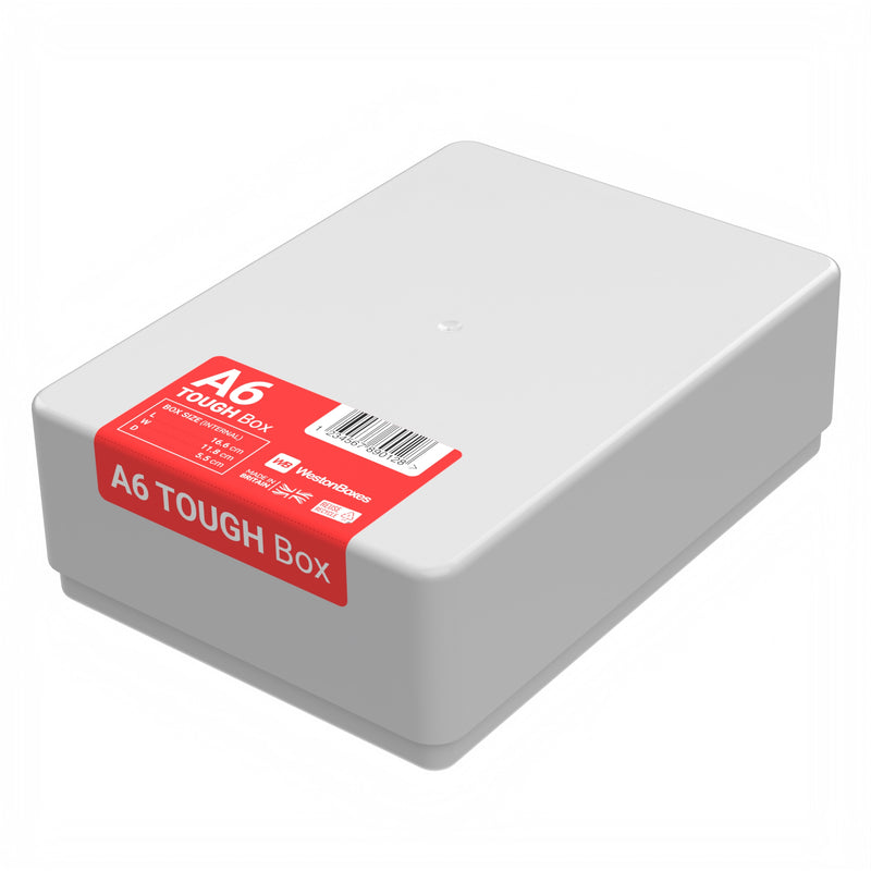 A6 TOUGH Box, Heavy Duty, Impact Resistant Plastic Storage Box