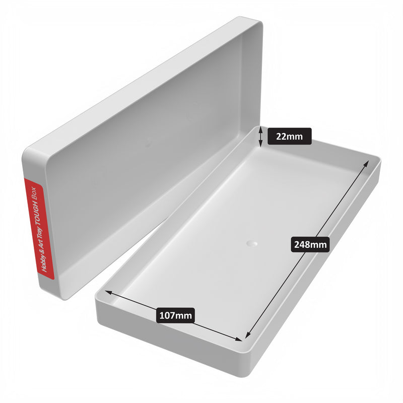 Hobby & Art Tray TOUGH, Heavy Duty, Impact Resistant Plastic Storage Box