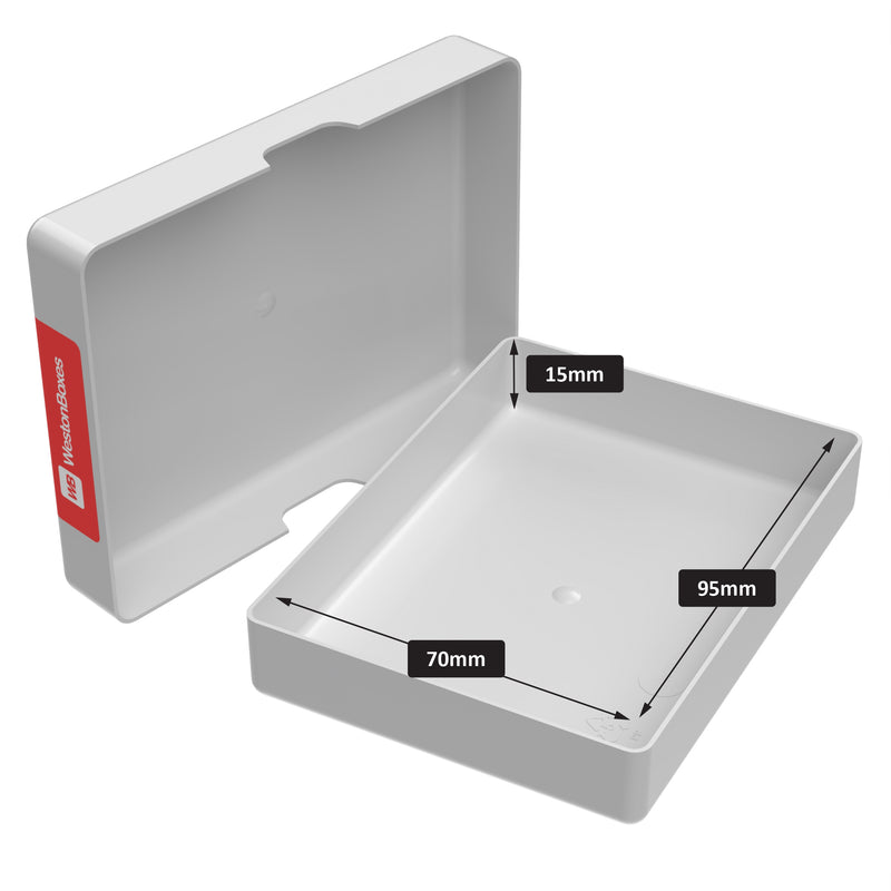 Caja de Naipes, Blanca, Semitransparente, RESISTENTE