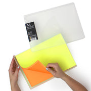 WestonBoxes - A4 Plastic Storage Box, Clear / Transparent
