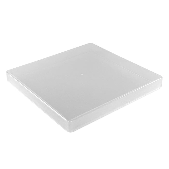 Boîte de rangement pour blocs de papier 8 x 8 pouces, clair, transparent