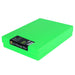 Neon Green / Opaque, WestonBoxes Plastic A4 Paper Storage Box With Lid