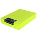 Neon Yellow / Opaque, WestonBoxes Plastic A4 Paper Storage Box With Lid