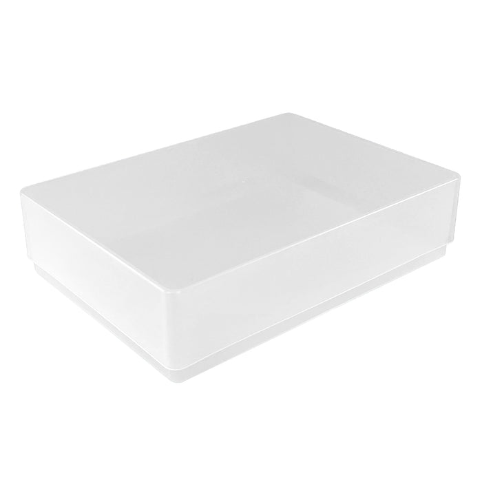 A5 Plastic Storage Box, Clear, Transparent