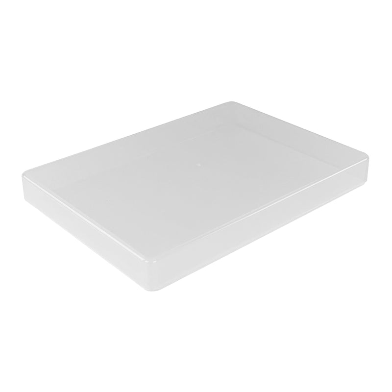 Slim A5 Storage Box, Clear, Transparent