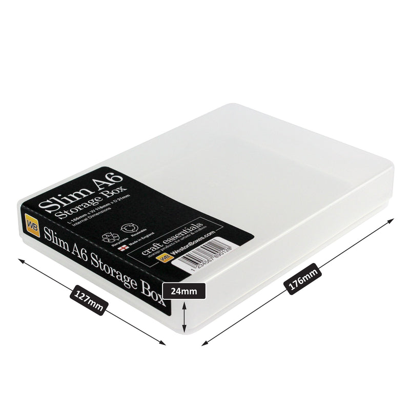 WestonBoxes Slim A6 Storage Box