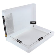 westonboxes slim a5 paper plastic storage box