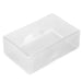 Clear / Transparent, WestonBoxes 35mm deep Business Card Box holds up to 125 business cards