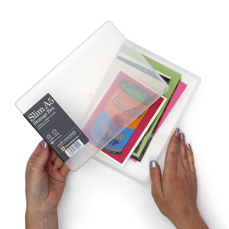 westonboxes slim a5 paper storage box