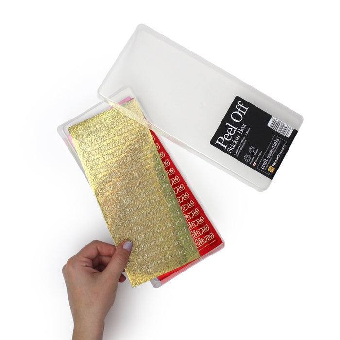 Clear Peel Off Storage Box — WestonBoxes Trade