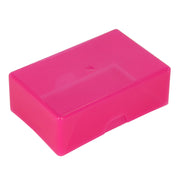 Pink / Transparent, WestonBoxes 35mm deep Business Card Box holds up to 125 business cards