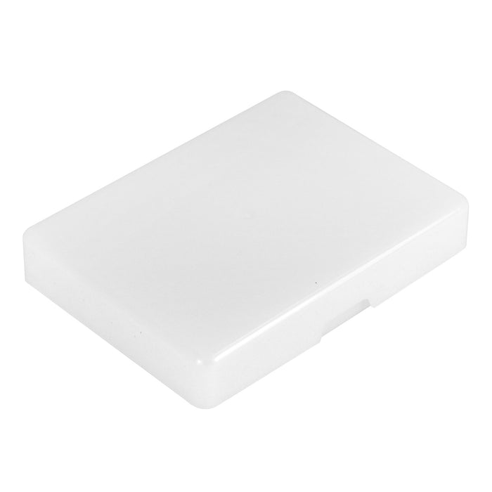 Spielkartenbox, weiß, halbtransparent, robust