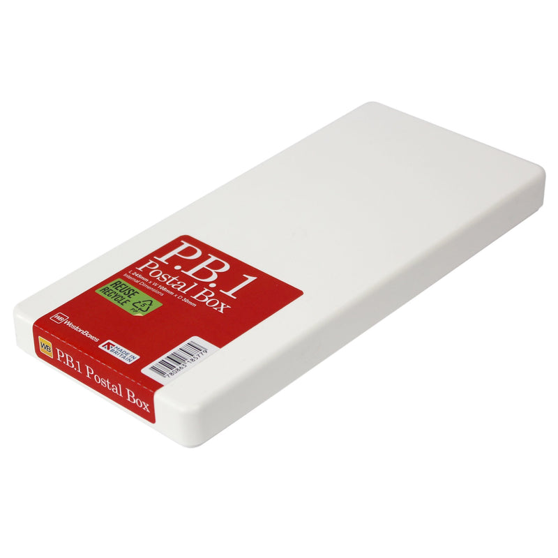 PB1 Box, White, Opaque, TOUGH