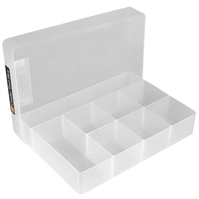 Crafty Tool Box With Fixed Dividers